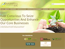 Tablet Screenshot of hanwell.com.sg